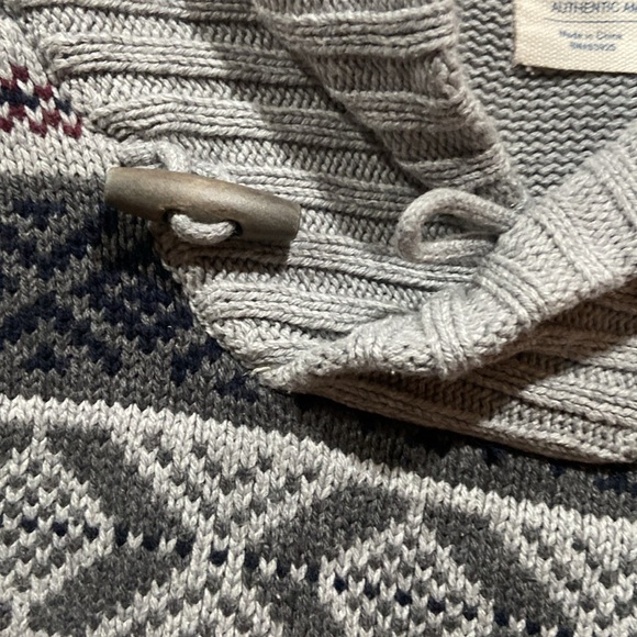 Urban Pipeline Men's Gray Cotton Long Sleeve Pullover Casual Knit Sweater L - Picture 4 of 6